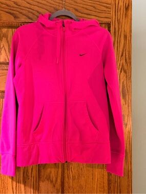 Nike Women's Hot Pink Full-Zip Hoodie Jacket